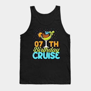 Funny 7th Birthday Cruise Tank Top